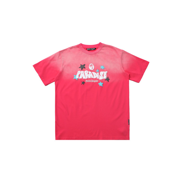 28180443 Colorful Stars Foam Letter Print Tee 3 colors