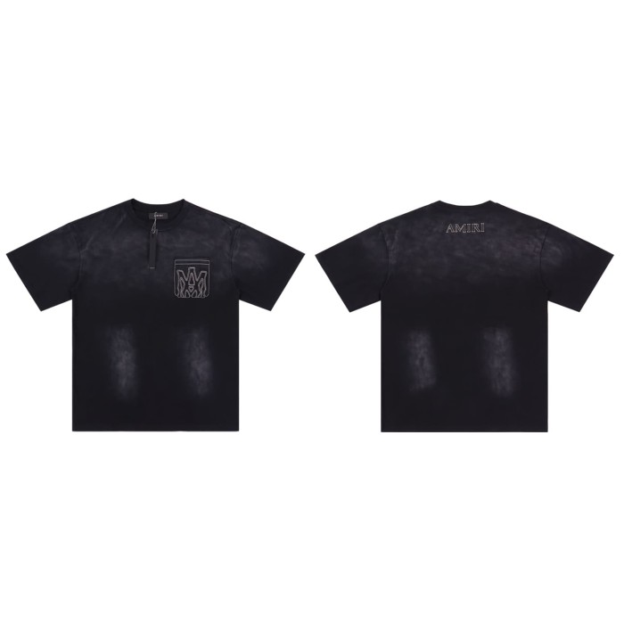 Pocket Embroidery Washed Tee 2 colors 29052422