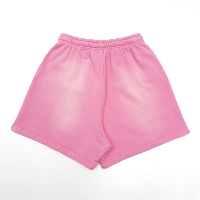 [Big & Tall for weights up to 260 lbs]1:1 quality version Black Fire Pink Logo Wash Version Shorts with NFC tag