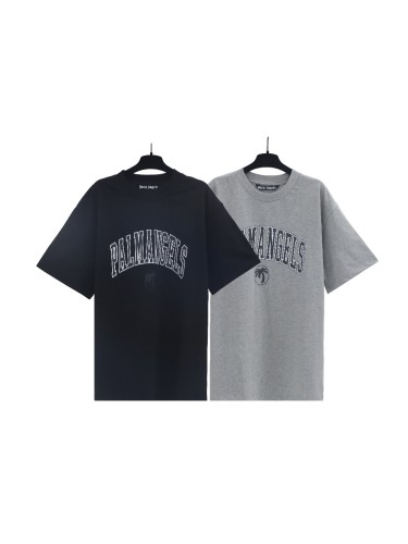 28196930 White edge Logo Print Tee 2 colors