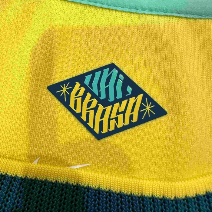 2026/2027 Brazil Lemon Yellow Home Jersey 2 Kind 29085313