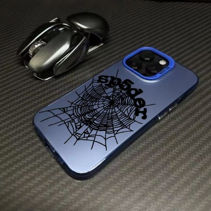 Spider Web Laser-Etched Phone Case 6 colors 28679101