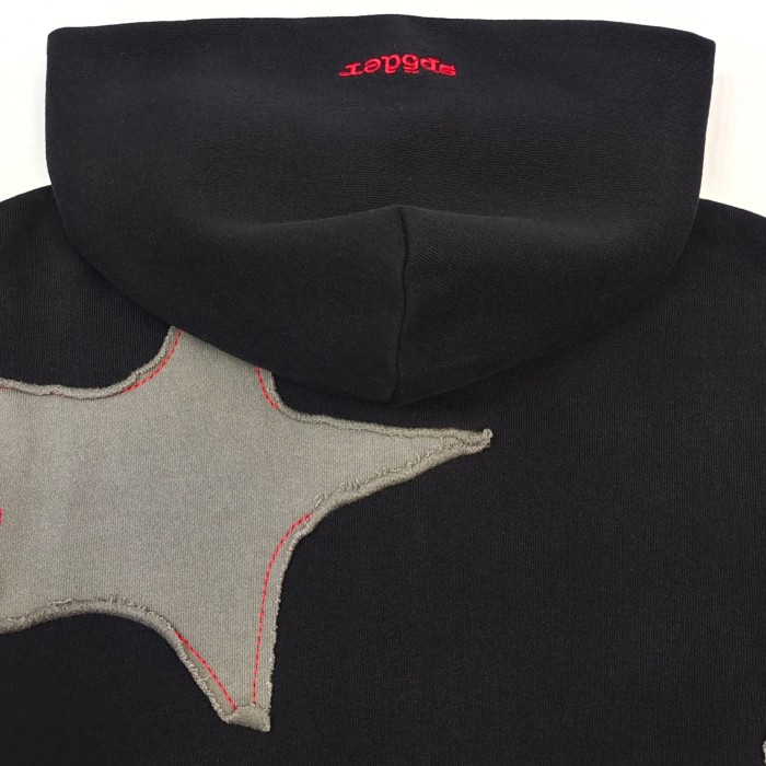 [Big & Tall for weights up to 220 lbs]1:1 quality version Grey Star Applique Zipper Hoodie & Pants Set 28893162