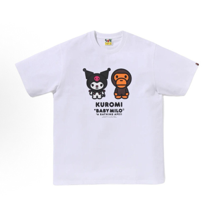 28199410 Hello Kitty & BABY MILO & Tom and Jerry Cartoon Collaboration printed tee 60 colors