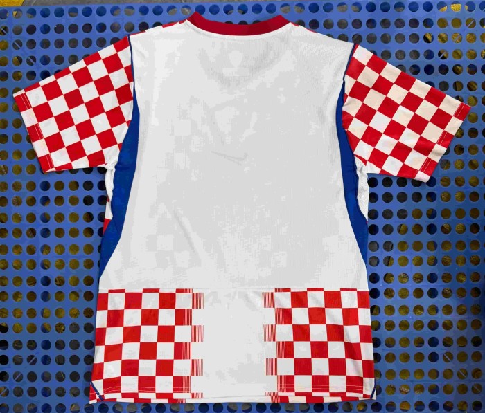 2026/2027 Croatia Red And White Checkered Home Jersey 2 Kind 29085318