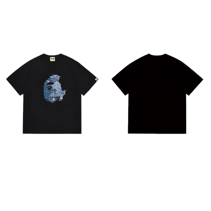 Ape Head Japanese Komainu Lion Dog Print T-Shirt 4 colors 29053887