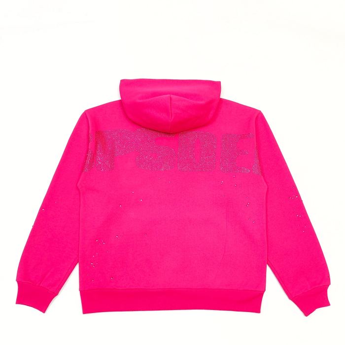 1:1 quality version Rhinestone Letter Logo Hoodie & Pants Set 28710087