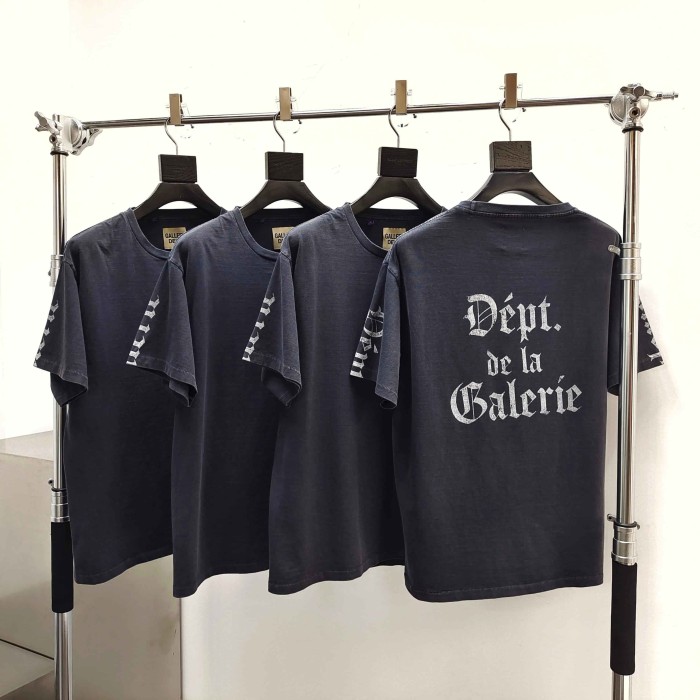 [Big & Tall for weights up to 220 lbs]1:1 quality version Gothic White Letter Print Tee 29045590