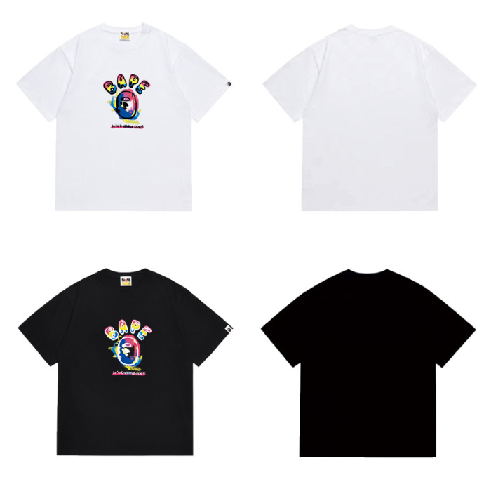 Colorful Graffiti Ape Head Logo T-Shirt 2 colors 29051354