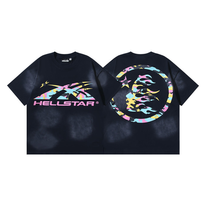 Camouflage Logo Print Washed Version Tee 2 colors 28750100