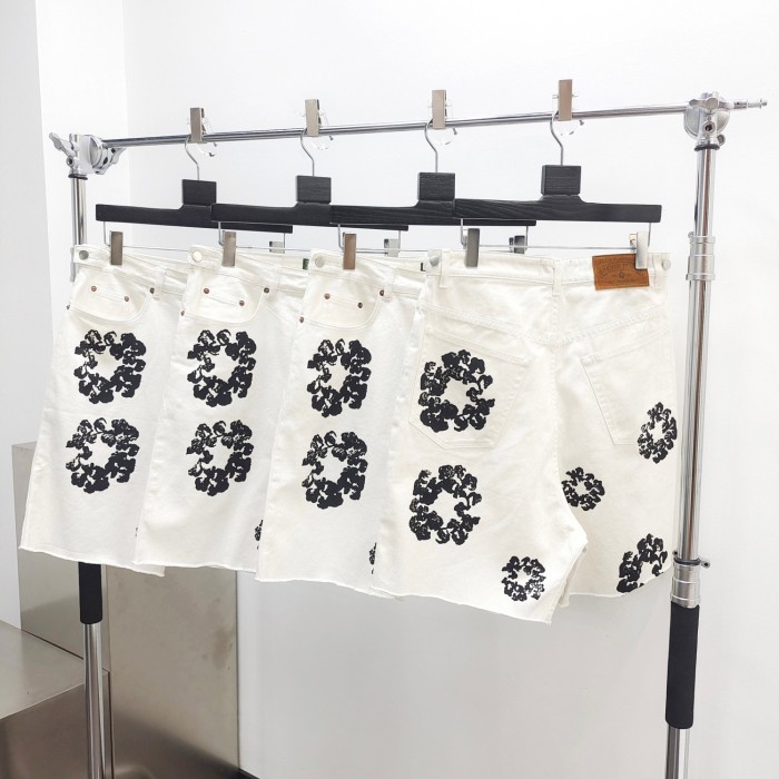 1:1 quality version 27885881 Printed Denim Jeans 2 colors