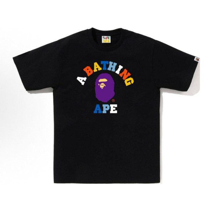 28325707 Camouflage Fuzzy Round Badge Ape Head Print tee 16 colors