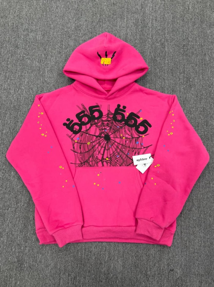 Spider Web Logo Foam Print Hoodie 84 colors 29079913