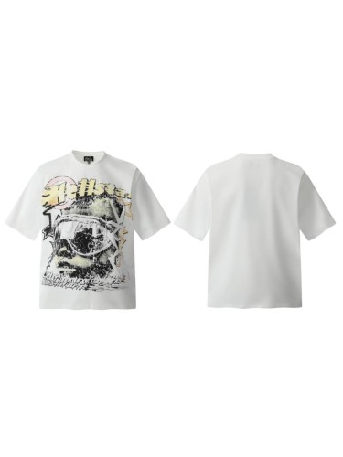 Goggles Figure Print Washed Tee 29090177