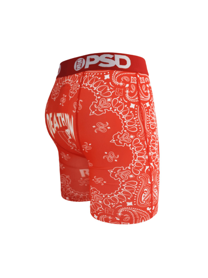 Death Row Pattern Print Boxer Briefs 28712040