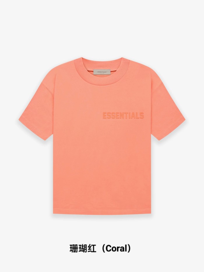 [buy more save more][Big & Tall for weights up to 220 lbs]1:1 quality version 27983537 ESS Flocked Letter tee 6 colors