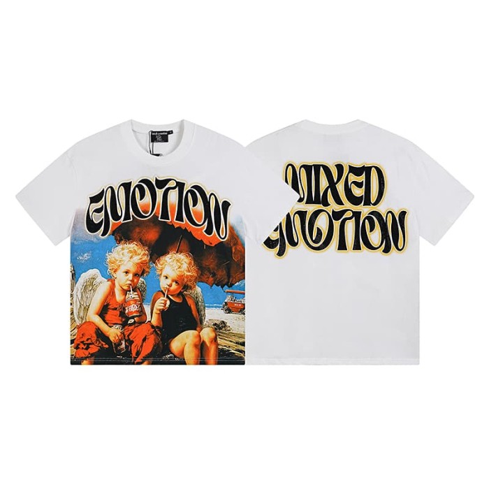 Beach Vacation Angel Soda Rhinestone Print Tee 29105629