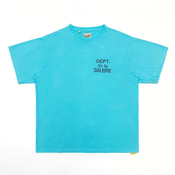 [buy more save more][Big & Tall for weights up to 260 lbs]1:1 quality version Front and back French logo print Tee 4 colors