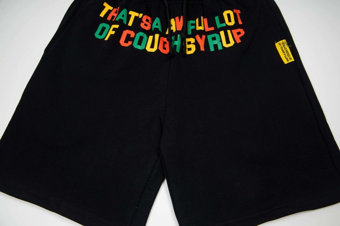 Reggae Color Block Letter Print Shorts 29035358