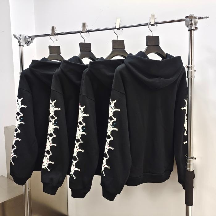 [Big & Tall for weights up to 220 lbs]1:1 quality version 27878303 Embroidered Letters tone Hoodie & Pants Set