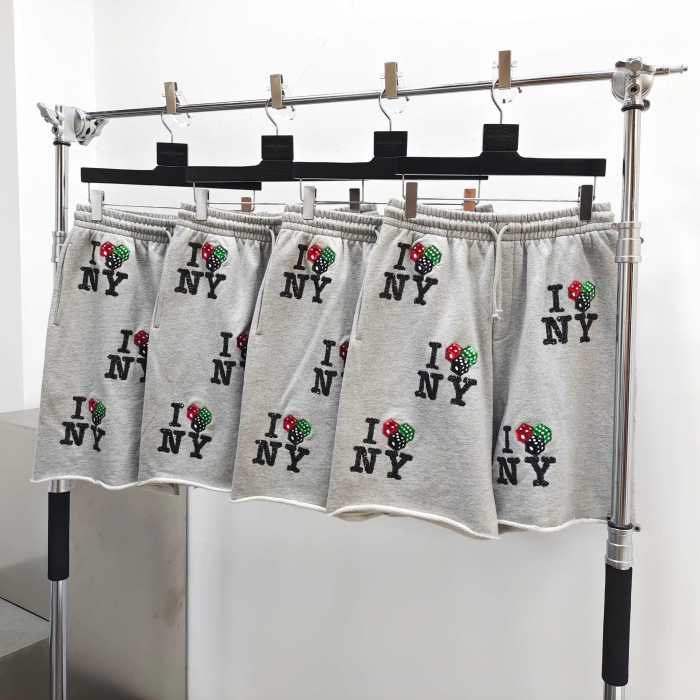 1:1 quality version 28330753 Beaded NY Dice T-shirt & Shorts Set 3 colors