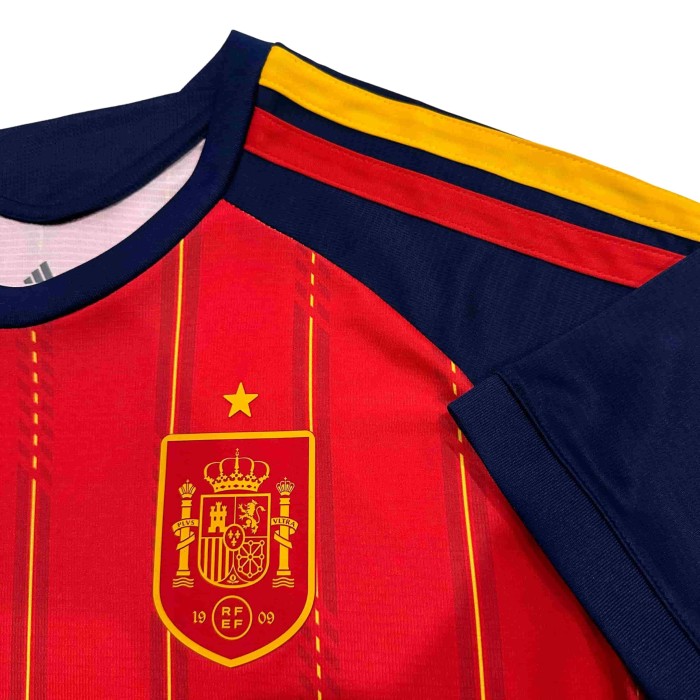 2026/2027 Red with Yellow Stripes Spain Home Jersey 2 Kind 28898435
