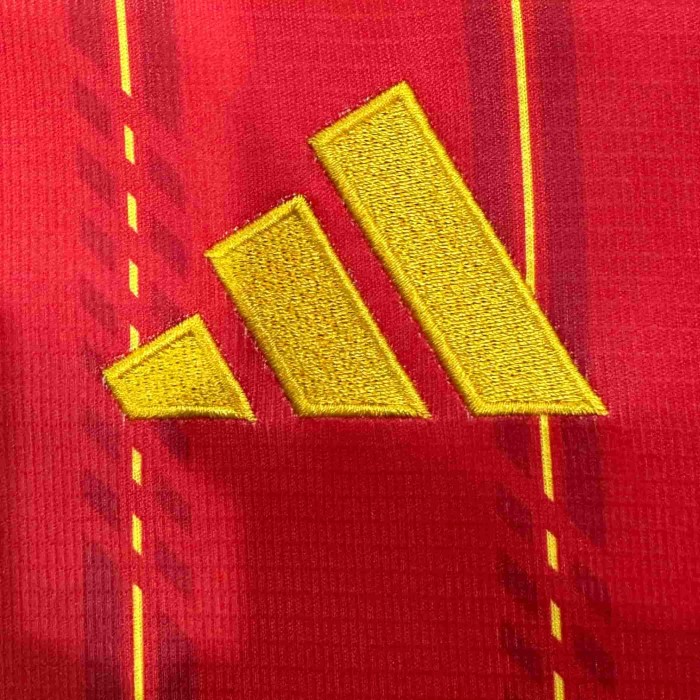 2026/2027 Red with Yellow Stripes Spain Home Jersey 2 Kind 28898435