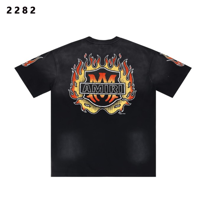 Flame Logo Print Washed Version tee 28751168