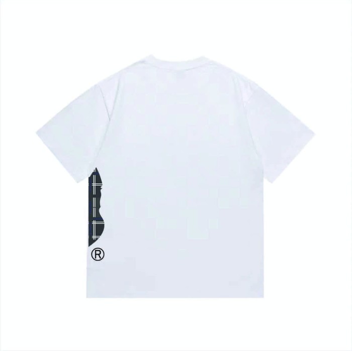 Classic Black Grid Side Ape Man  print T-shirt 2 colors 29053541
