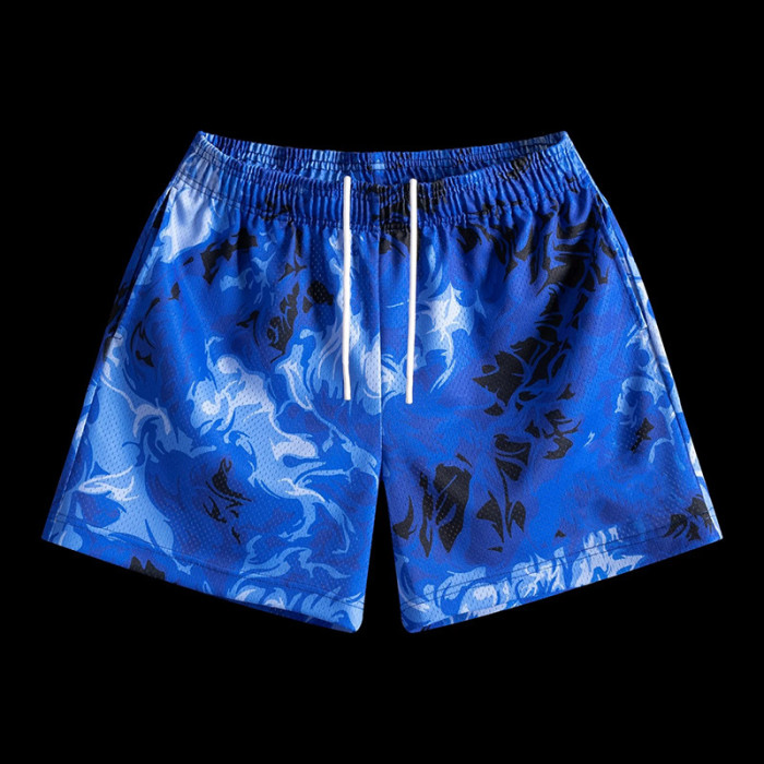 Colorful Flame Shorts 2 colors
