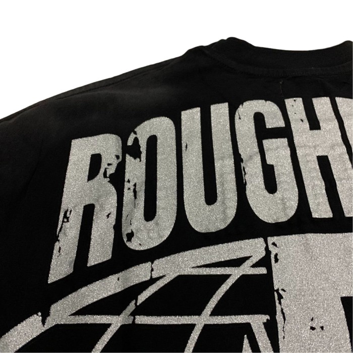 Praise to the Most High Rhinestone Print Washed Version Long Sleeve T-Shirt 28758389