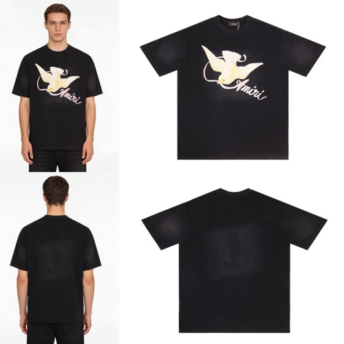 Branch-holding Peace Dove Print Washed Tee 29052424