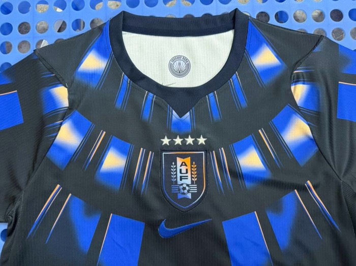 2026/2027 Uruguay Marvel Black Panther Away Jersey 2 Kind 29085326
