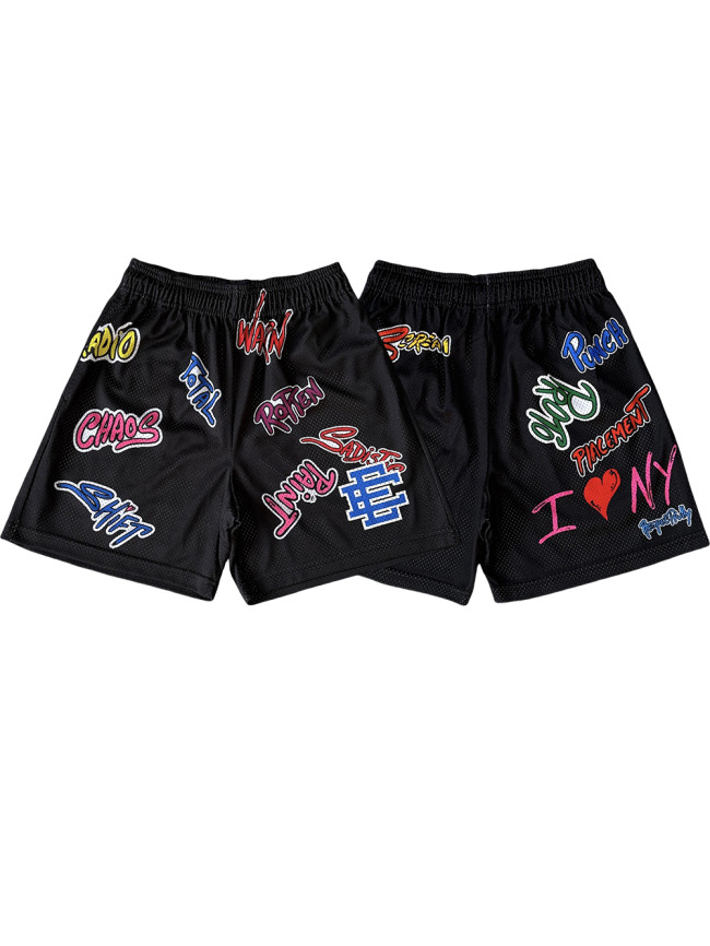 1:1 quality version 28097394 Matty boy graffiti letter print breathable shorts
