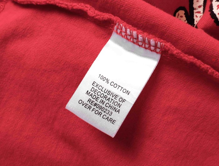 Red Warning Cupid Print Washed Tee 29105637