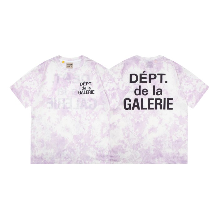 Vintage Washed Colorful Letter Tie-Dye Short Sleeve Tee 15 colors
