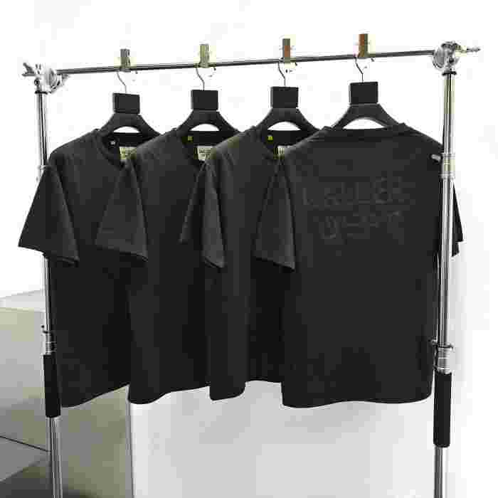[Big & Tall for weights up to 220 lbs]1:1 quality version Black Letter Dark Brown Basic Print Tee 29033205