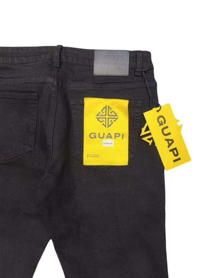 1:1 quality version Rhombus Geometry Hot Drilling Slightly Flared Jeans 3 colors 28972577