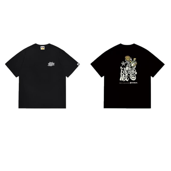 Street graffiti-style ape head print  T-shirt 2 colors 29053738