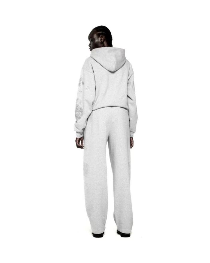 [Big & Tall for weights up to 220 lbs]1:1 quality version White Diamond Large Star Hoodie & Pants Set 28777396