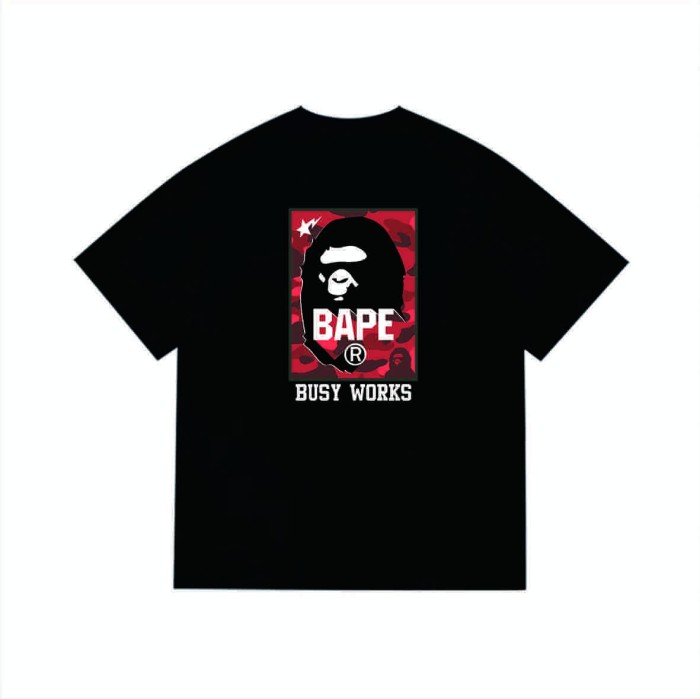 Box red camouflage ape man print T-shirt 2 colors 29055272