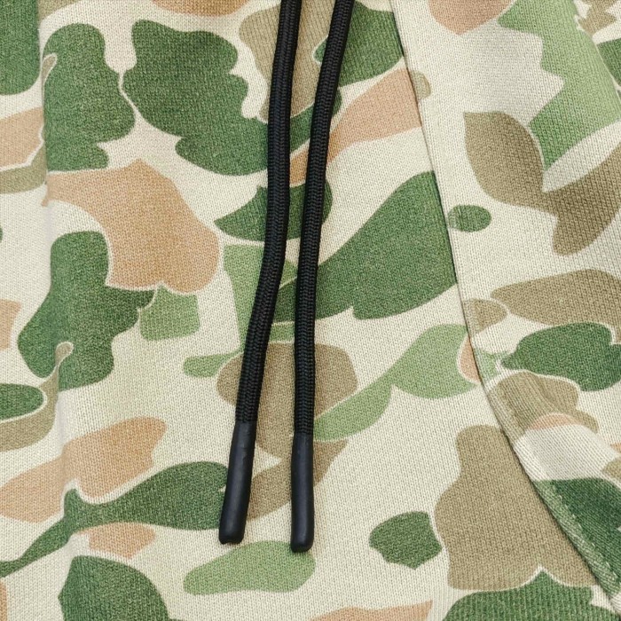 [Big & Tall for weights up to 260 lbs]1:1 quality version Leaf Camouflage Zipper Hoodie & Pants Set 28893167