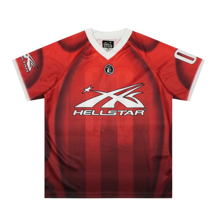 Red And Black No.00 Mesh Jersey Tee 29043143