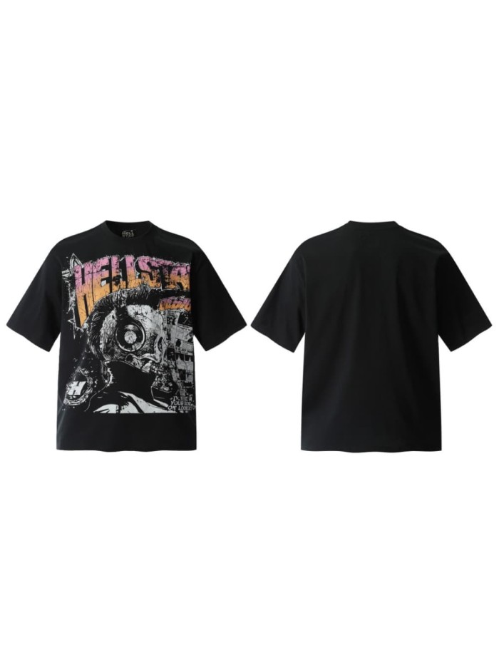Purgatory Comic Skull Print Washed Tee 29090188