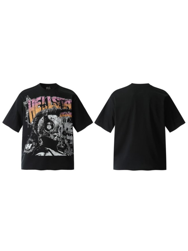 Purgatory Comic Skull Print Washed Tee 29090188