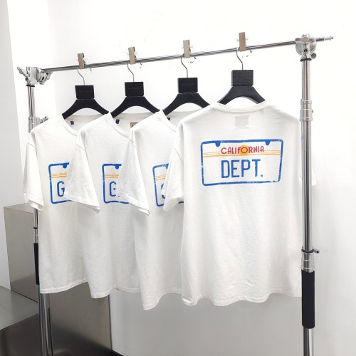 [Big & Tall for weights up to 260 lbs]1:1 quality version Blue License Plate Print Tee