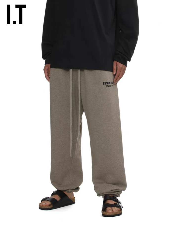 [Big & Tall for weights up to 220 lbs]1:1 quality version 28389990 ALWAYS ON Classic Zipper Style Back Silicone Letter Hoodie & Sweatpants Set 2 colors