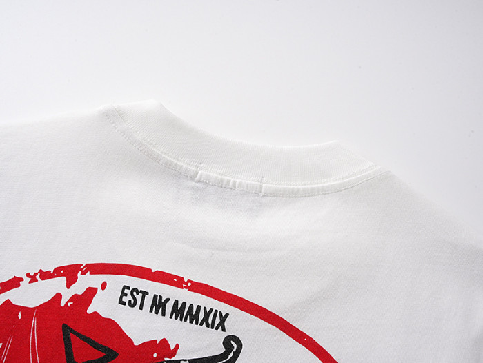 Vintage font, loose fit, dropped shoulder, short-sleeved T-shirt 3 colors 29069020
