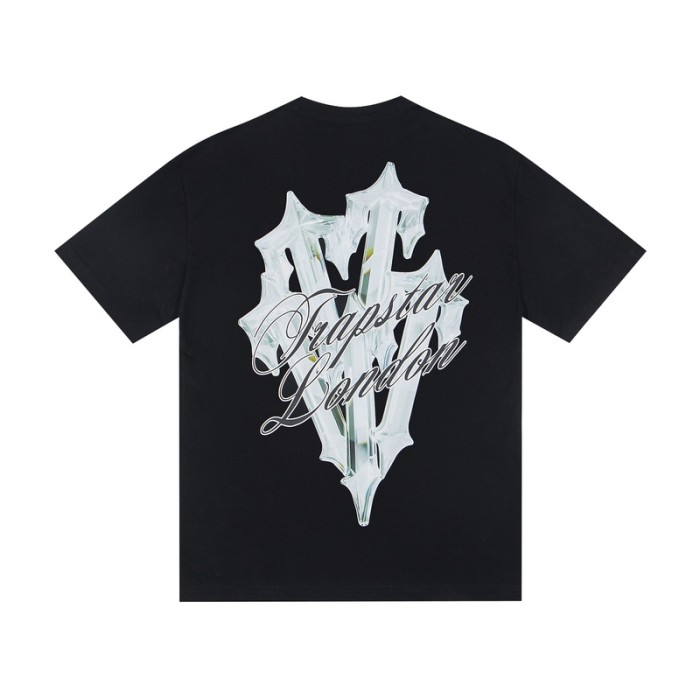 Fit Urban Streetwear 3D Chrome Effect Logo Print T-shirt 2 colors 29077791