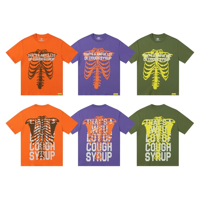 Skeleton Letter Print Tee 3 colors 28496619